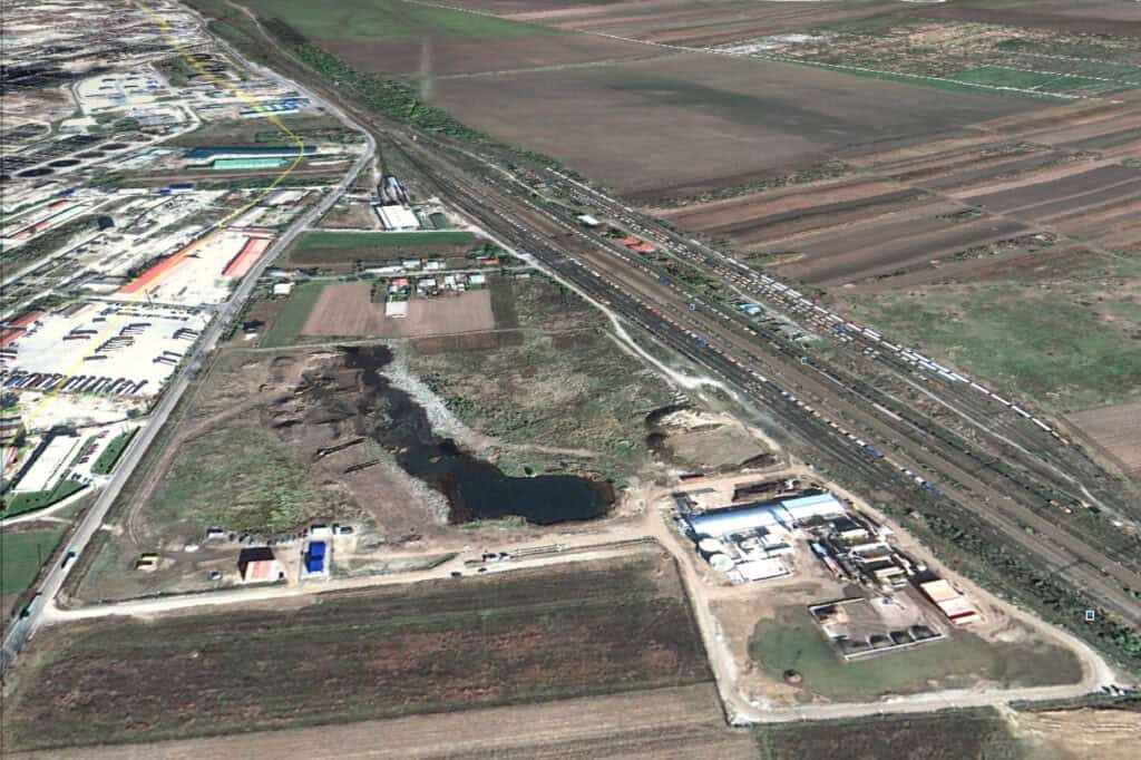 Hydrocarbon-contaminated soil remediation project