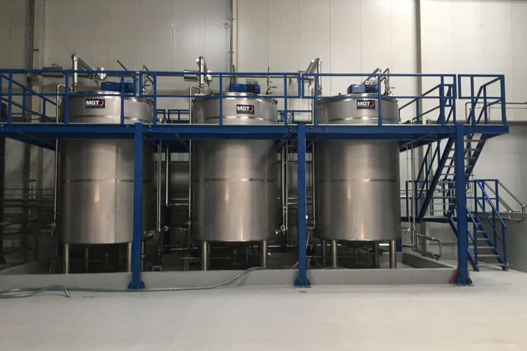 Production lines and logistic center SANO